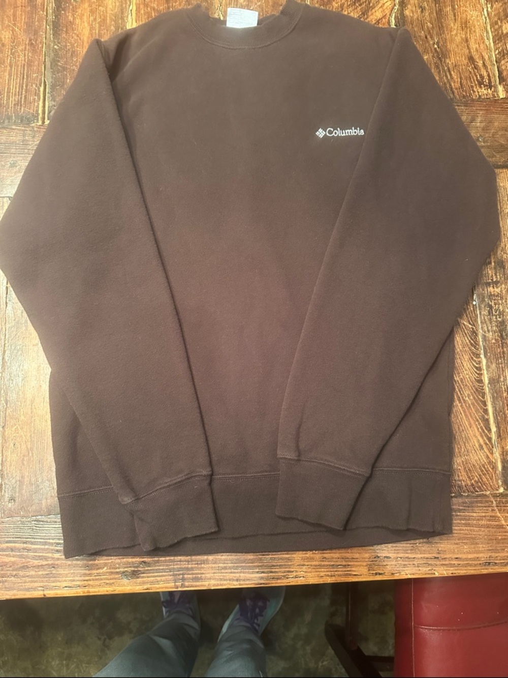 Columbia Men's Brown Crewneck Sweatshirt